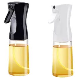 Ziva Öl-Sprühflasche aus Glas, 220 ml, 2er-Pack, Weiß + Schwarz