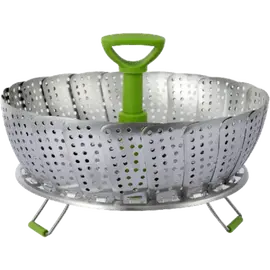 Ziva Grille de Vapeur - Pliable - Acier Inoxydable