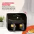 Instant Vortex Plus Dual ClearCook 7,6 Liter Heißluftfritteuse (schwarz)