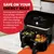 Instant Vortex Plus Dual ClearCook 7.6 liter airfryer (black)