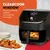 Instant Vortex Plus ClearCook schwarz 5,7 Liter (6 Qt) Heißluftfritteuse