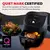 Instant Vortex Plus ClearCook schwarz 5,7 Liter (6 Qt) Heißluftfritteuse