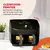 Instant Vortex Plus Dual ClearCook 7,6 Liter Heißluftfritteuse (schwarz)