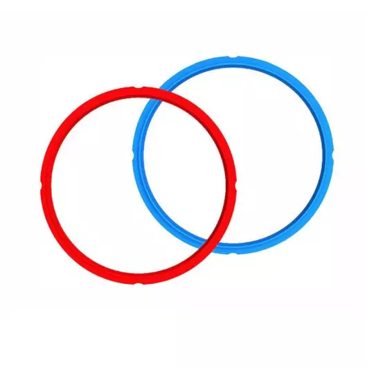 Instant Pot Sealing Ring Seal for 7.6 Liter Instant Pot (2 Pack, Red, Blue)