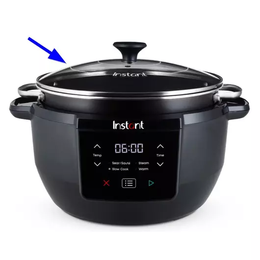 Instant Pot Superior Slow Cooker & Multicooker XL 7.1L lid