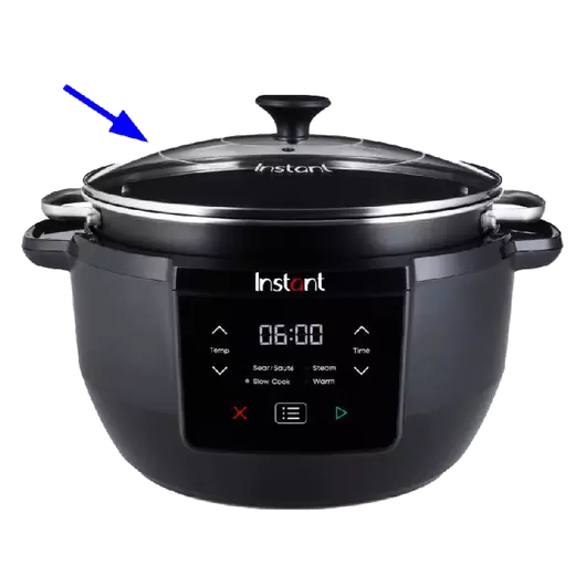 Instant Pot Superior Slow Cooker & Multicooker XL 7,1L deksel