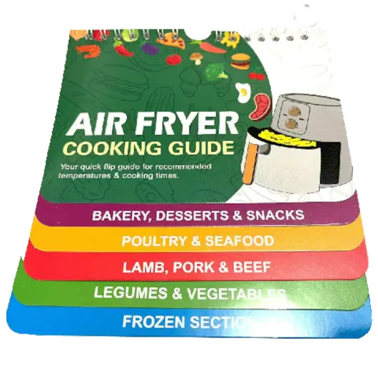 Ziva - Livret magnétique pour Air Fryer